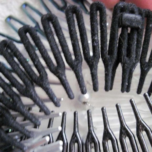 5 Plastic Flexible Flex Comb Mikayla Headbands - Picture 8 of 12